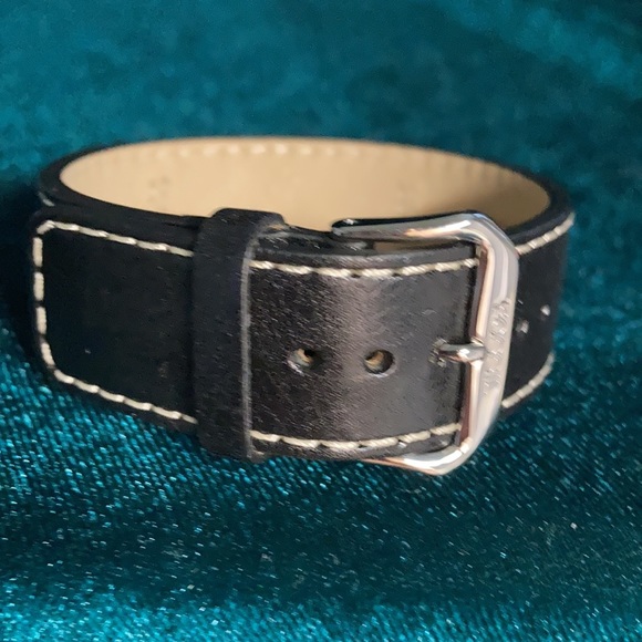 Fossil black leather initial bracelet - Picture 3 of 4